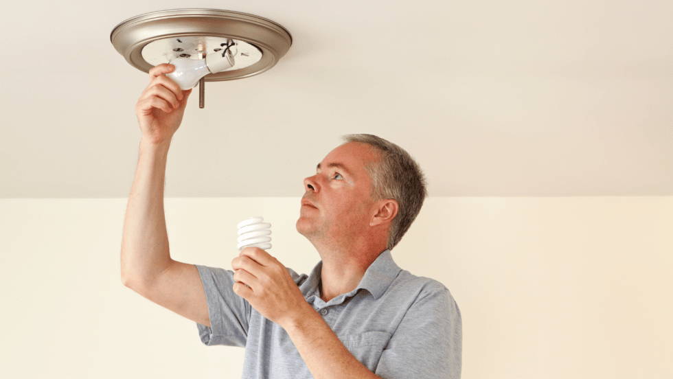 prevent light bulbs from contaminating kitchen